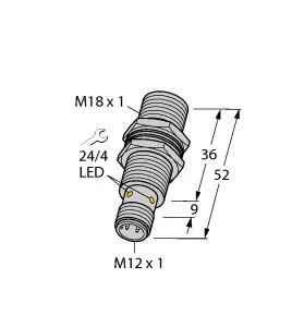 Original genuine npn proximity switch BI8U-MT18-AP6X-H1141 inductive sensor 
Original genuine npn proximity switch BI8U-MT18-AP6X-H1141 inductive sensor