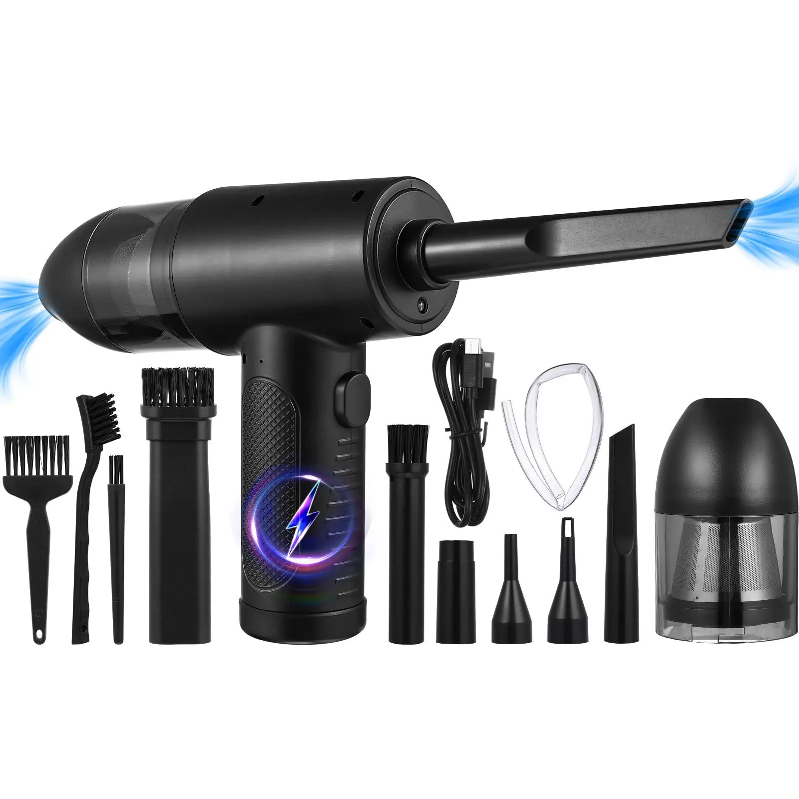 Low Noise Vacuum Dust Absorber for Home Household High Power Car Stain Remover Cordless Handheld
Low Noise Vacuum Dust Absorber for Home Household High Power Car Stain Remover Cordless Handheld