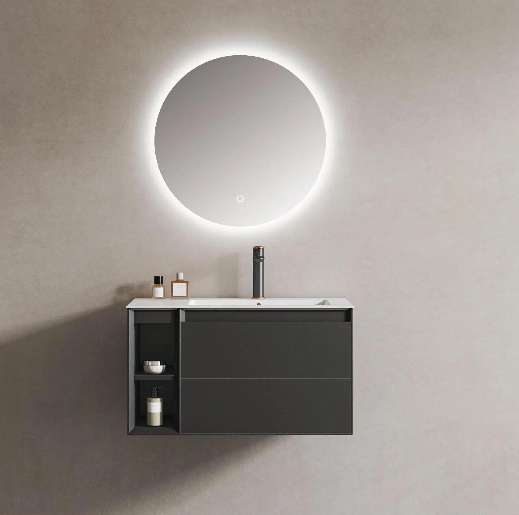 Luxury Modern Ceramic Sanitary Ware Bathroom Vanity Sink Wash Basin Solid Wood Bathroom Cabinet LED Mirror For Hotel Apartment
Luxury Modern Ceramic Sanitary Ware Bathroom Vanity Sink Wash Basin Solid Wood Bathroom Cabinet LED Mirror For Hotel Apartment