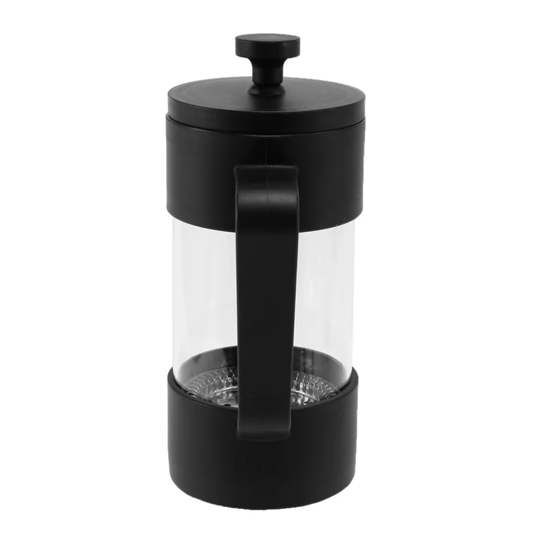 B03C-2X French Press Coffee & Tea Maker, Thickened Borosilicate Glass Coffee Press Rust-Free And Dishwasher Safe,Black
B03C-2X French Press Coffee & Tea Maker, Thickened Borosilicate Glass Coffee Press Rust-Free And Dishwasher Safe,Black