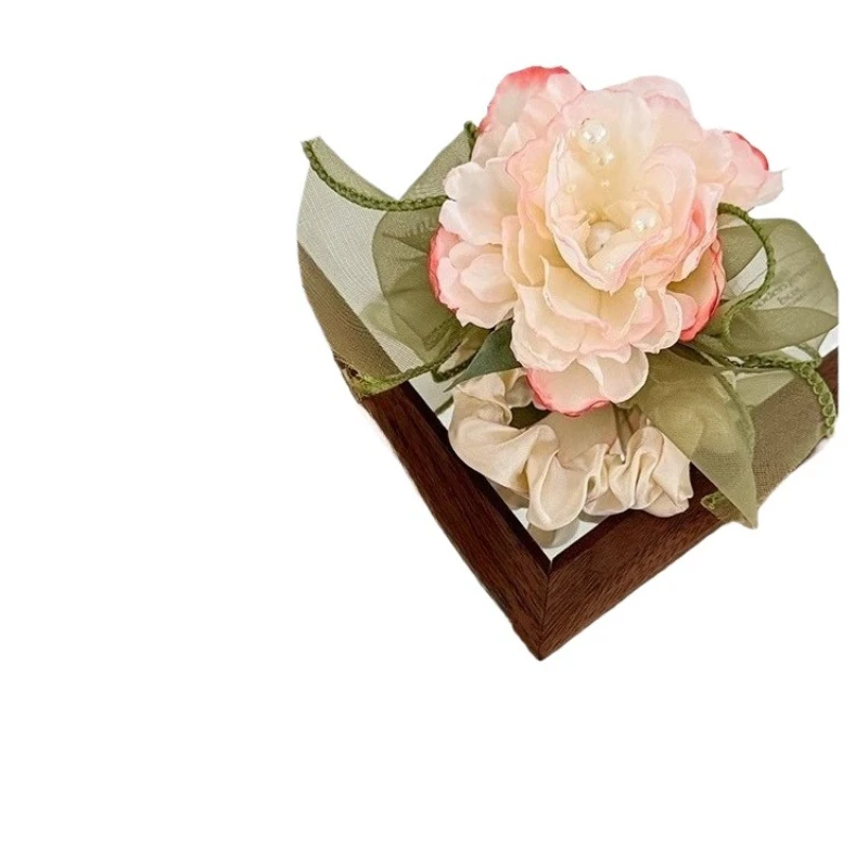 Atmosphere Peony Flower Small Intestine Hair Band Side Braided Hair Rope Photo Hair Band Tie
Atmosphere Peony Flower Small Intestine Hair Band Side Braided Hair Rope Photo Hair Band Tie
