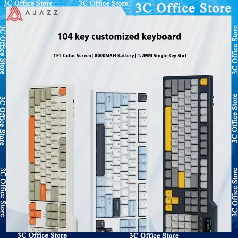 Ajazz Ak35i V3 Mechanical Keyboard Three Modes 104 Keys Wireless E-Sports Gaming With Screen 2.4g/Bluetooth/Wired Esports Game
Ajazz Ak35i V3 Mechanical Keyboard Three Modes 104 Keys Wireless E-Sports Gaming With Screen 2.4g/Bluetooth/Wired Esports Game