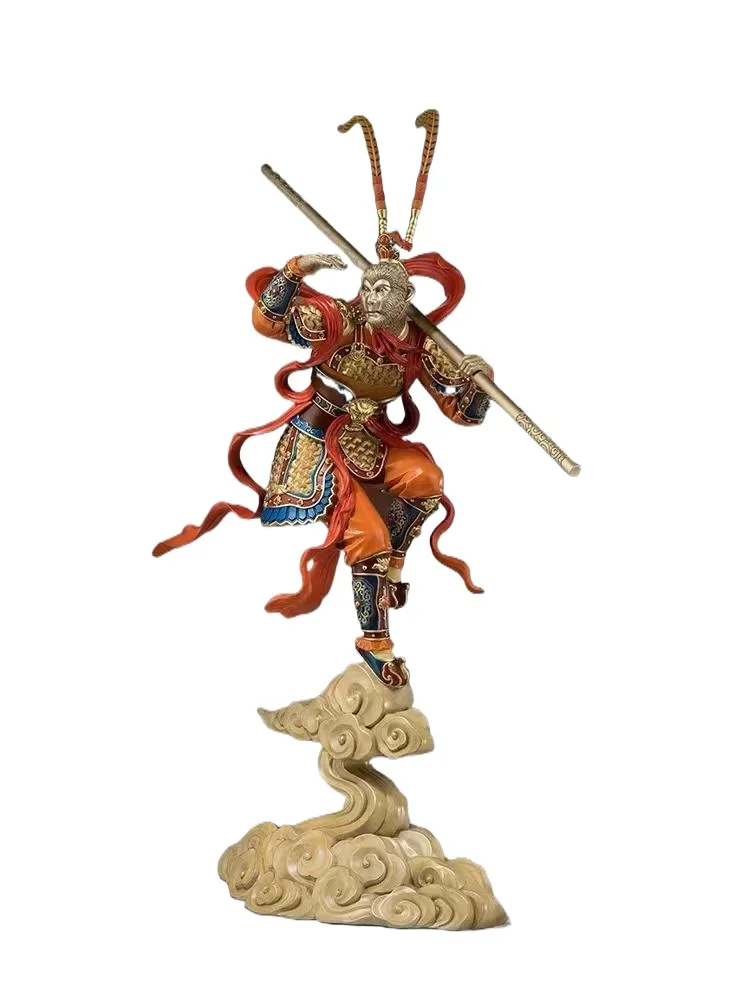 Copper ornament Xiangyun Ruiqi Great Saint Sun Wukong Home Furnishing Living Room Desktop TV Cabinet Entrance, New Chinese Style
Copper ornament Xiangyun Ruiqi Great Saint Sun Wukong Home Furnishing Living Room Desktop TV Cabinet Entrance, New Chinese Style
