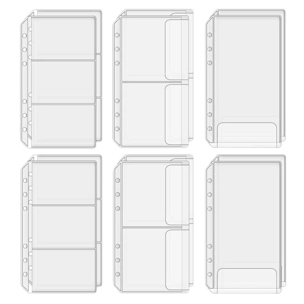 12pcs A6 PVC Transparent Document Card ganizer Loose Leaf Bags Storage Pouches Reusable 6 ring Refill Notebook Folder Binder
12pcs A6 PVC Transparent Document Card ganizer Loose Leaf Bags Storage Pouches Reusable 6 ring Refill Notebook Folder Binder