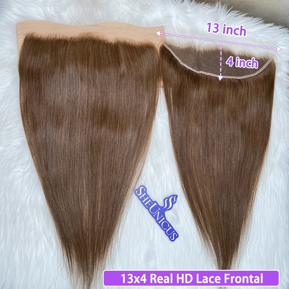 #4 Brown Color 13x4 Real HD Lace Frontal Straight Human Hair Bleached Knot Invisible Lace 100% Vietnam Raw Virgin Human Hair
#4 Brown Color 13x4 Real HD Lace Frontal Straight Human Hair Bleached Knot Invisible Lace 100% Vietnam Raw Virgin Human Hair