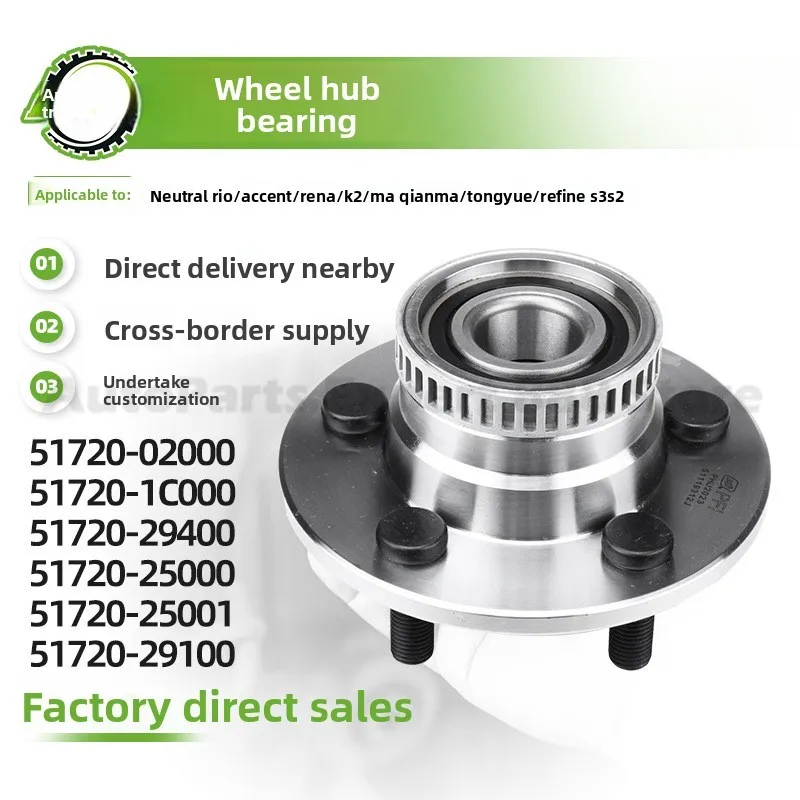 For Dreo For 2023 Premium High Performance Car Hub Bearing Unit Front Wheel Bearing 51720-02000 Compatible with Rio Accent i10
For Dreo For 2023 Premium High Performance Car Hub Bearing Unit Front Wheel Bearing 51720-02000 Compatible with Rio Accent i10