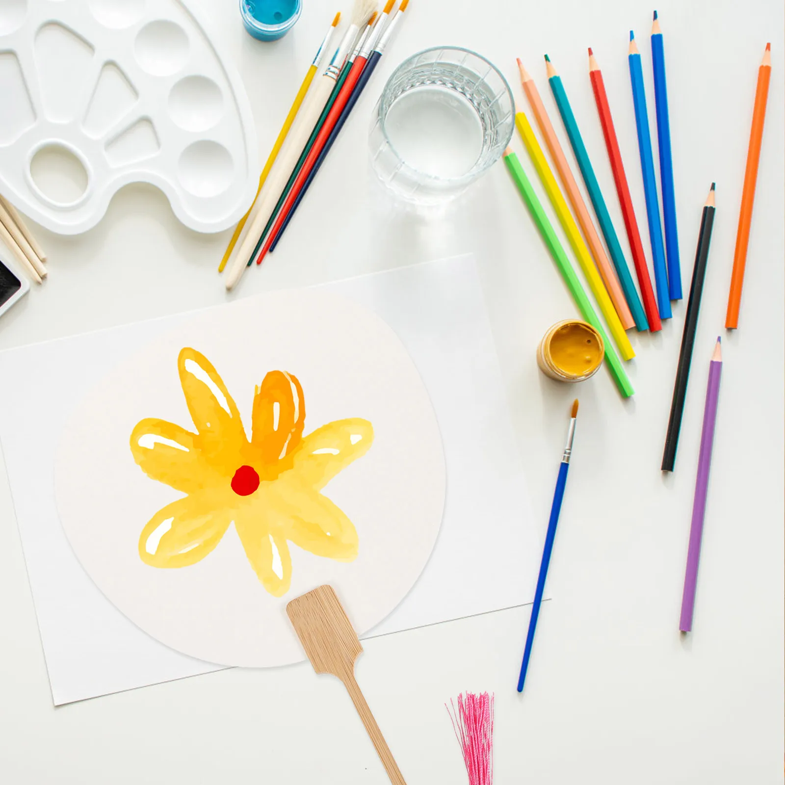 2Pcs Blank Fans DIY Supply Handmade Painting Fans Safe Durable Material for Kids to Practice Painting Skills DIY Blank Fan
2Pcs Blank Fans DIY Supply Handmade Painting Fans Safe Durable Material for Kids to Practice Painting Skills DIY Blank Fan