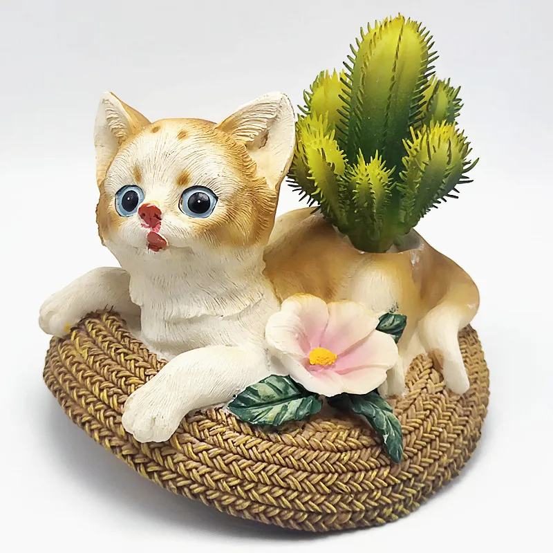 Silicone Mould Sitting Sun Hat Cat Plant Pot DIY Making Resin Concrete Vase Cactus Silicone Mould Home Decor Tool
Silicone Mould Sitting Sun Hat Cat Plant Pot DIY Making Resin Concrete Vase Cactus Silicone Mould Home Decor Tool