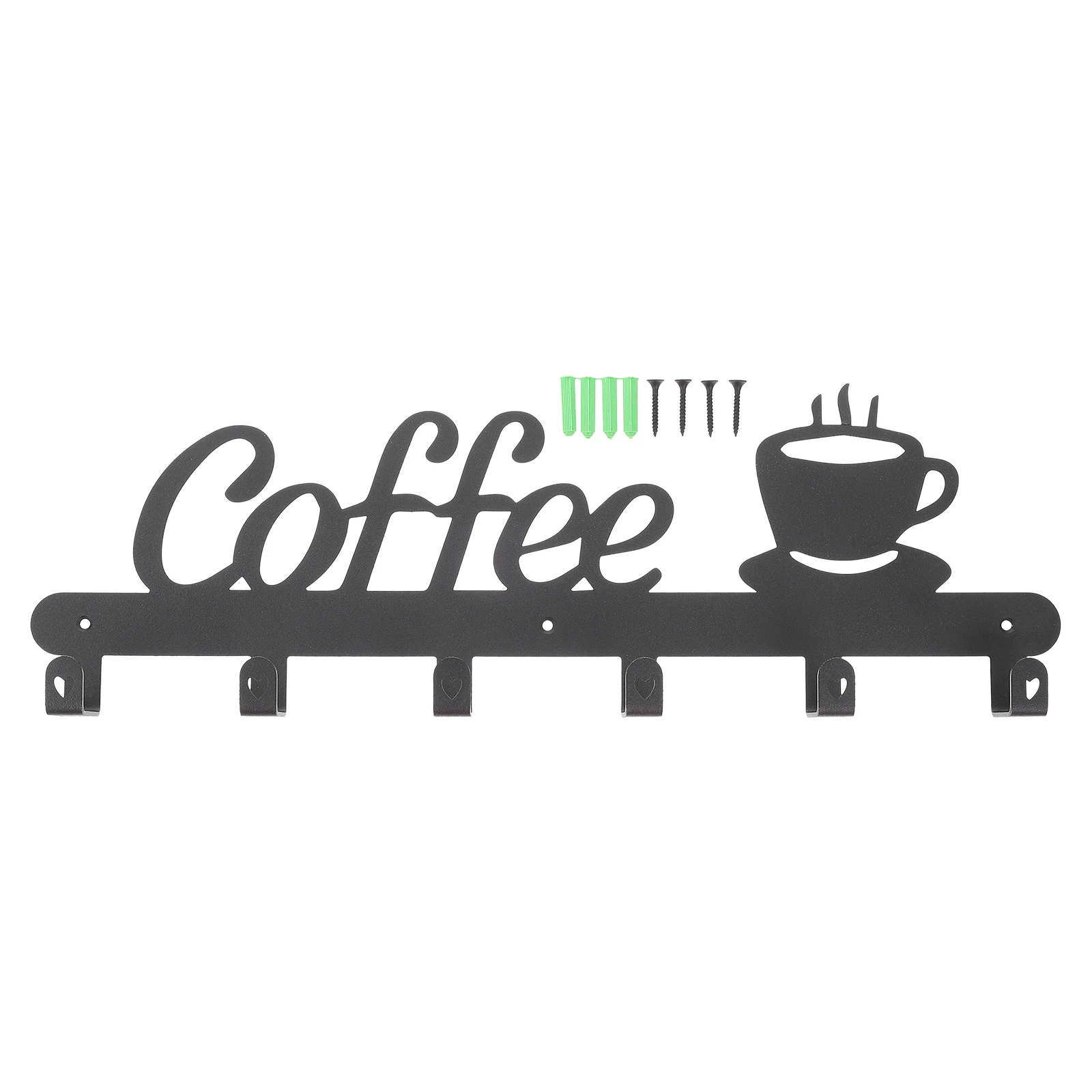 Wall Coffee Cup Rack Black Iron Art Mug Storage Shelf Hanging Kitchen Utensil Holder Water Cup ganizer Small
Wall Coffee Cup Rack Black Iron Art Mug Storage Shelf Hanging Kitchen Utensil Holder Water Cup ganizer Small