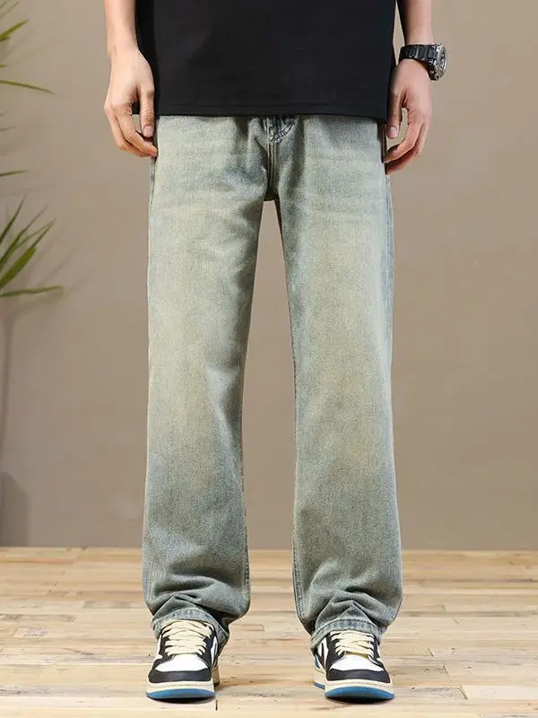 Американские джинсовые джинсы в стиле ретро, мужские летние джинсы Wa High Street, тонкие прямые повседневные тонкие свободные длинные брюки, молодежный тренд, свободная посадка
Американские джинсовые джинсы в стиле ретро, мужские летние джинсы Wa High Street, тонкие прямые повседневные тонкие свободные длинные брюки, молодежный тренд, свободная посадка