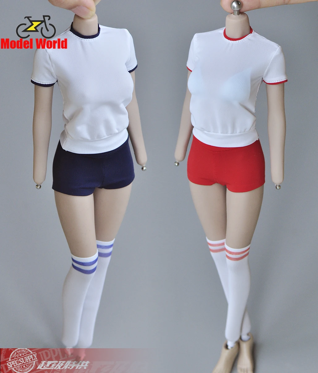 Женская одежда в масштабе 1/6, эластичная узкая спортивная футболка, узкие шорты, подходят для 12-дюймовой модели фигурки тела
Женская одежда в масштабе 1/6, эластичная узкая спортивная футболка, узкие шорты, подходят для 12-дюймовой модели фигурки тела