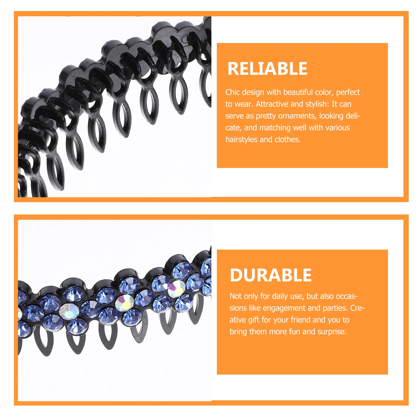 Non-slip Headband Crystal with Teeth Girl Hair Accessories Sweet Plastic Novelty Diamond
Non-slip Headband Crystal with Teeth Girl Hair Accessories Sweet Plastic Novelty Diamond