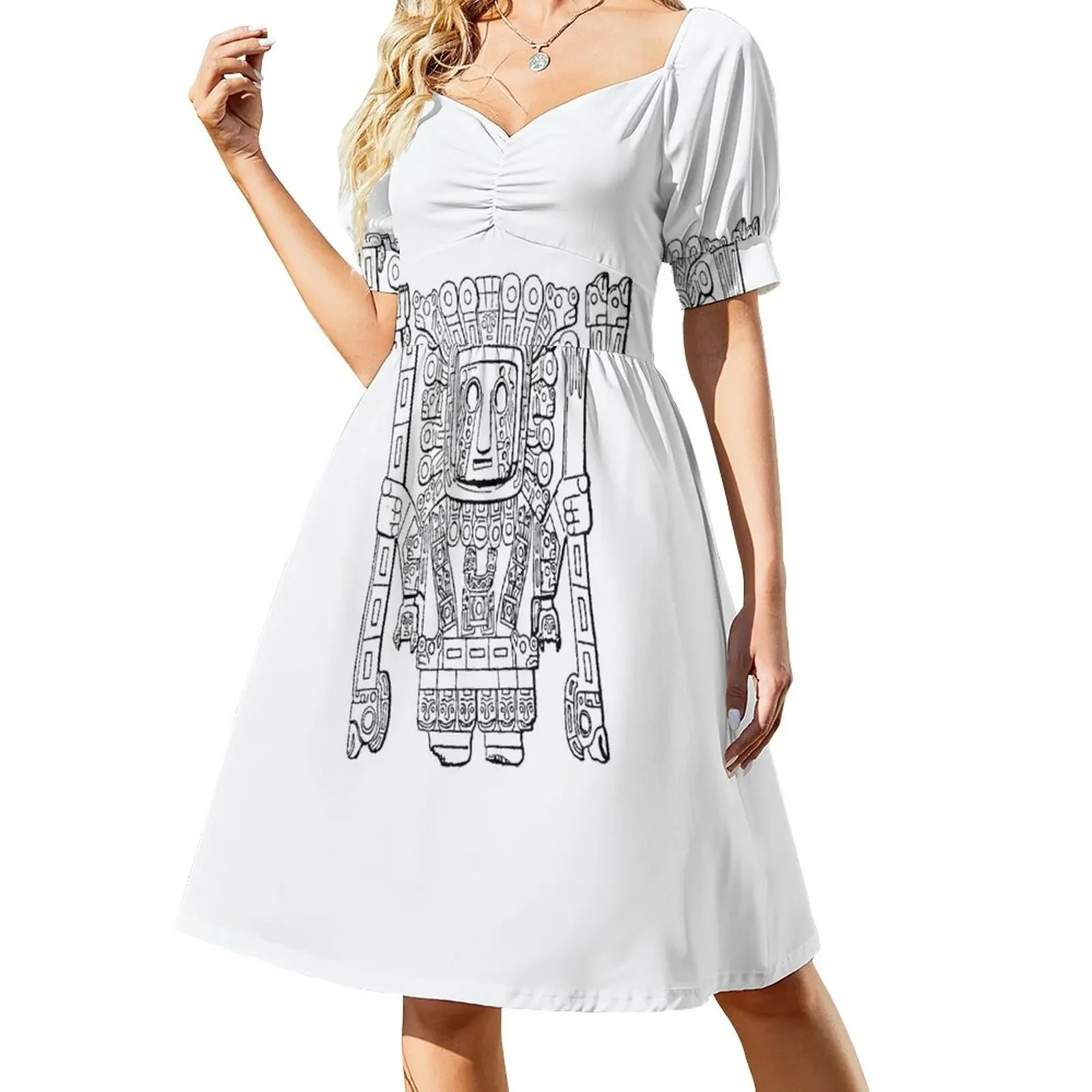Keeper of the Gate of the Sun Short-Sleeved Dress cute dress Evening dresses dresses for women
Keeper of the Gate of the Sun Short-Sleeved Dress cute dress Evening dresses dresses for women