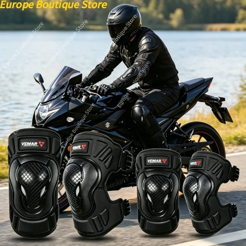 4Pcs 4 Seasons Motorcycle Armor Set Knee Elbow Pads Anti Fall Riding Protective Gear For Men Women Motorbike
4Pcs 4 Seasons Motorcycle Armor Set Knee Elbow Pads Anti Fall Riding Protective Gear For Men Women Motorbike