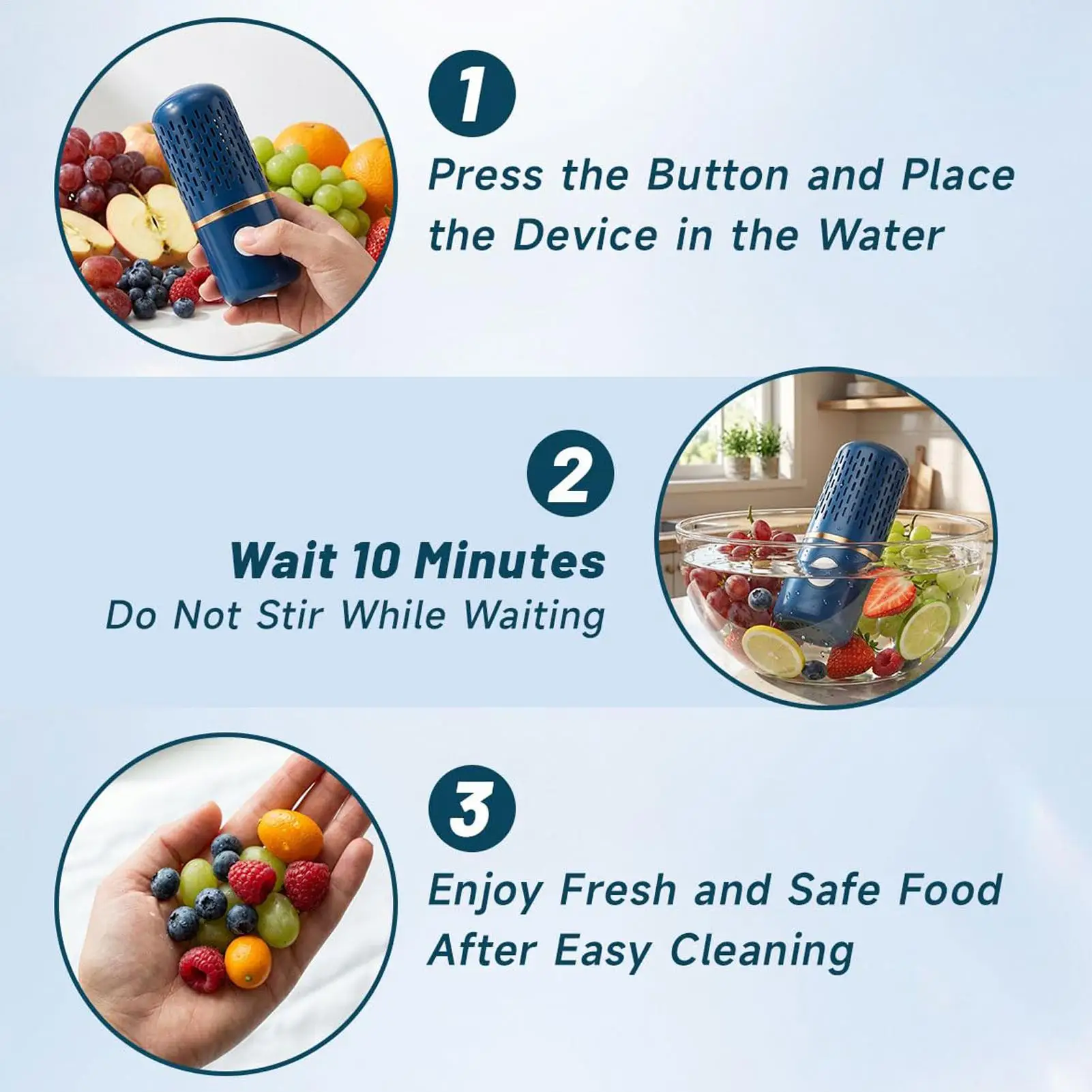 Fruit Cleaner Machine Waterproof Wireless Purifier Fruit And Vegetable Washing Machine For Home Kitchen Meat Seafood Rice Grain
Fruit Cleaner Machine Waterproof Wireless Purifier Fruit And Vegetable Washing Machine For Home Kitchen Meat Seafood Rice Grain