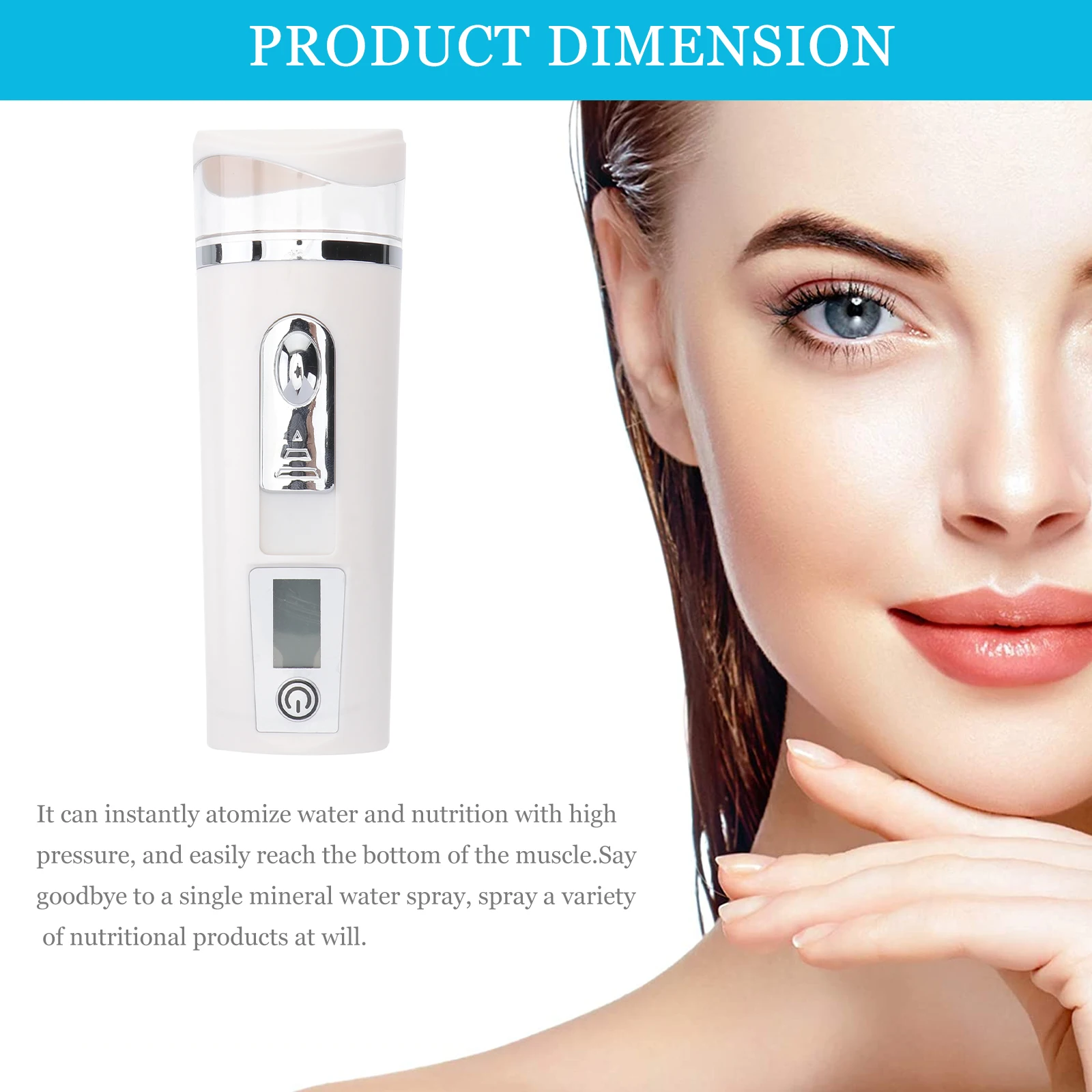 Sprayer Steamer Fog Portable Face Humidifier Quick Hydration Moisturizing Beauty Instrument Water
Sprayer Steamer Fog Portable Face Humidifier Quick Hydration Moisturizing Beauty Instrument Water