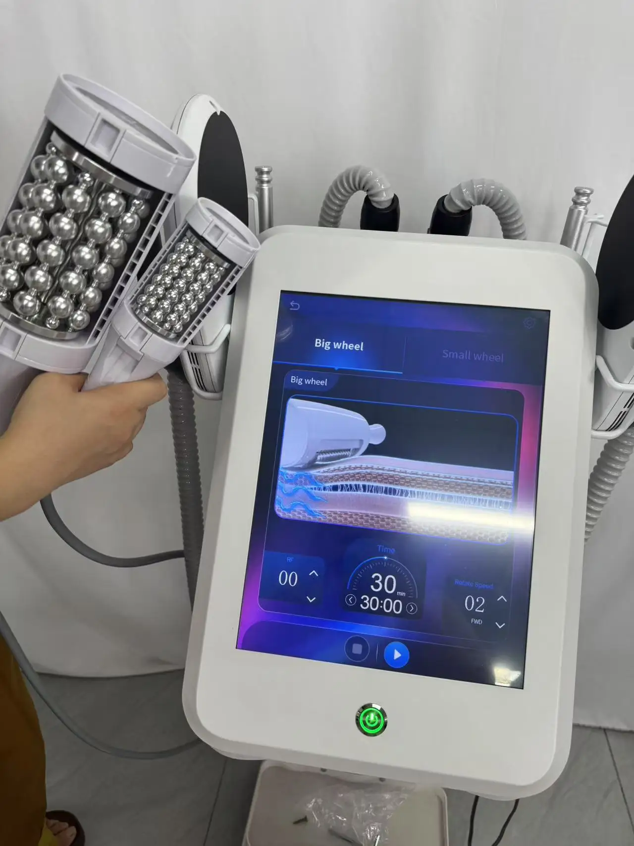 360° Rolling Vacuum Massager for Cellulite Removal - Body Slimming, Fat Loss, Muscle Tone - Weight Loss Machine for Home Use
360° Rolling Vacuum Massager for Cellulite Removal - Body Slimming, Fat Loss, Muscle Tone - Weight Loss Machine for Home Use