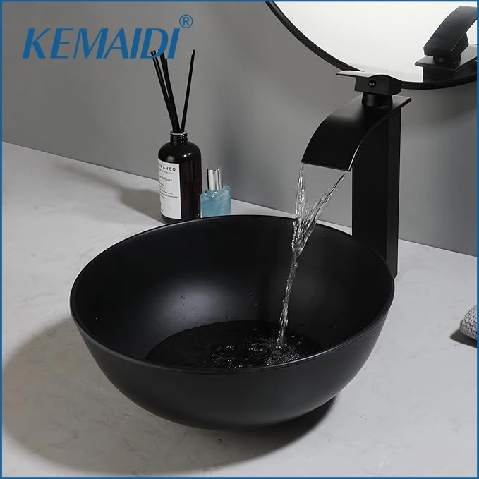 KEMAIDI 13-дюймовая круглая каменная раковина из смолы со сливом, черная раковина для ванной комнаты над столешницей, художественная раковина для ванной комнаты
KEMAIDI 13-дюймовая круглая каменная раковина из смолы со сливом, черная раковина для ванной комнаты над столешницей, художественная раковина для ванной комнаты
