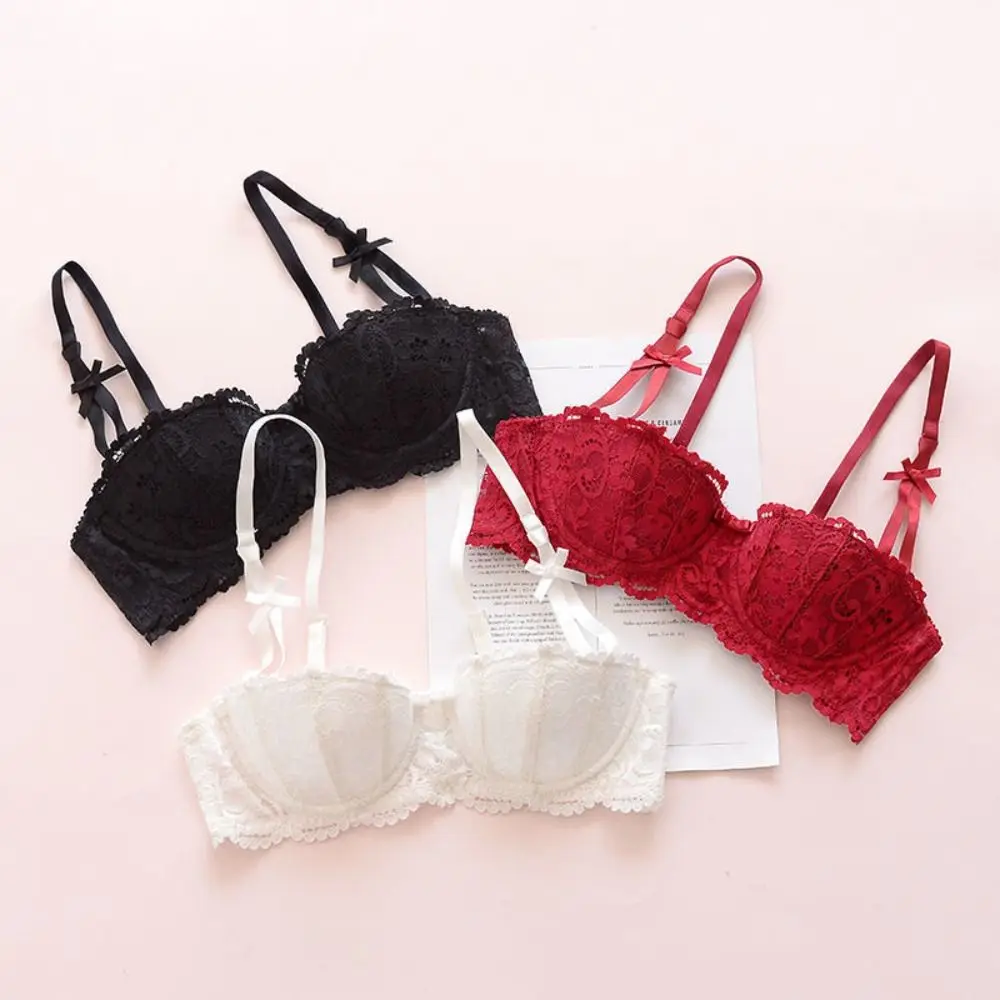 Sweet Flower Deep V Bra Push Up Shockproof Lace Bra Anti-sagging Lingerie Underwear for Women Girls
Sweet Flower Deep V Bra Push Up Shockproof Lace Bra Anti-sagging Lingerie Underwear for Women Girls