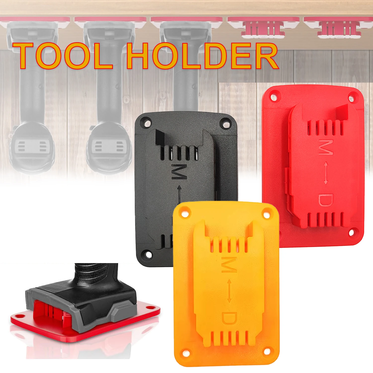 5/10PCS Wall Mount Holder for Dewalt 14.4/18/20V M18 18V Power Tool Hanging Storage Stand for Milwaukee Accessories
5/10PCS Wall Mount Holder for Dewalt 14.4/18/20V M18 18V Power Tool Hanging Storage Stand for Milwaukee Accessories