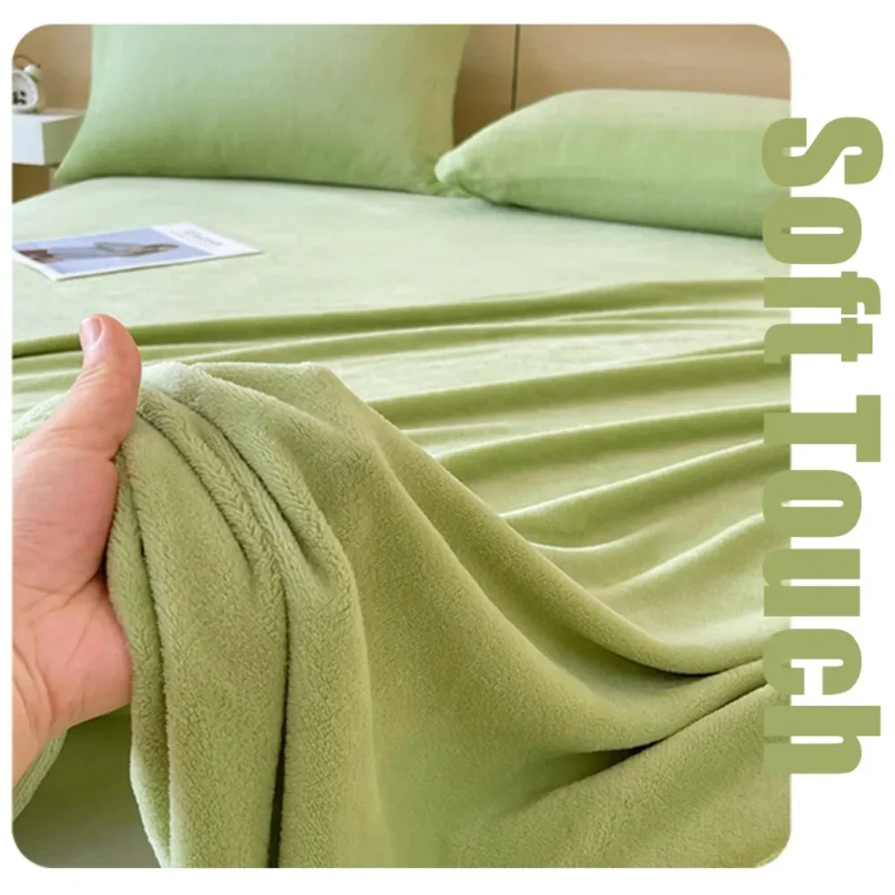 Queen Size Bed Flat Sheet - Soft Plain Solid Color Milk Velvet Top Sheets Double Bed with Pillowcase for Home Bedding Decoration
Queen Size Bed Flat Sheet - Soft Plain Solid Color Milk Velvet Top Sheets Double Bed with Pillowcase for Home Bedding Decoration