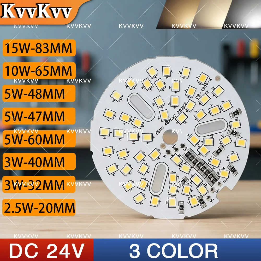 24V 10W 15W 60MM LED 3W 5W 7W Two-Color light LED 5730 Light Board Suitable For DIY Round Bulb Modification Light Dource Board
24V 10W 15W 60MM LED 3W 5W 7W Two-Color light LED 5730 Light Board Suitable For DIY Round Bulb Modification Light Dource Board
