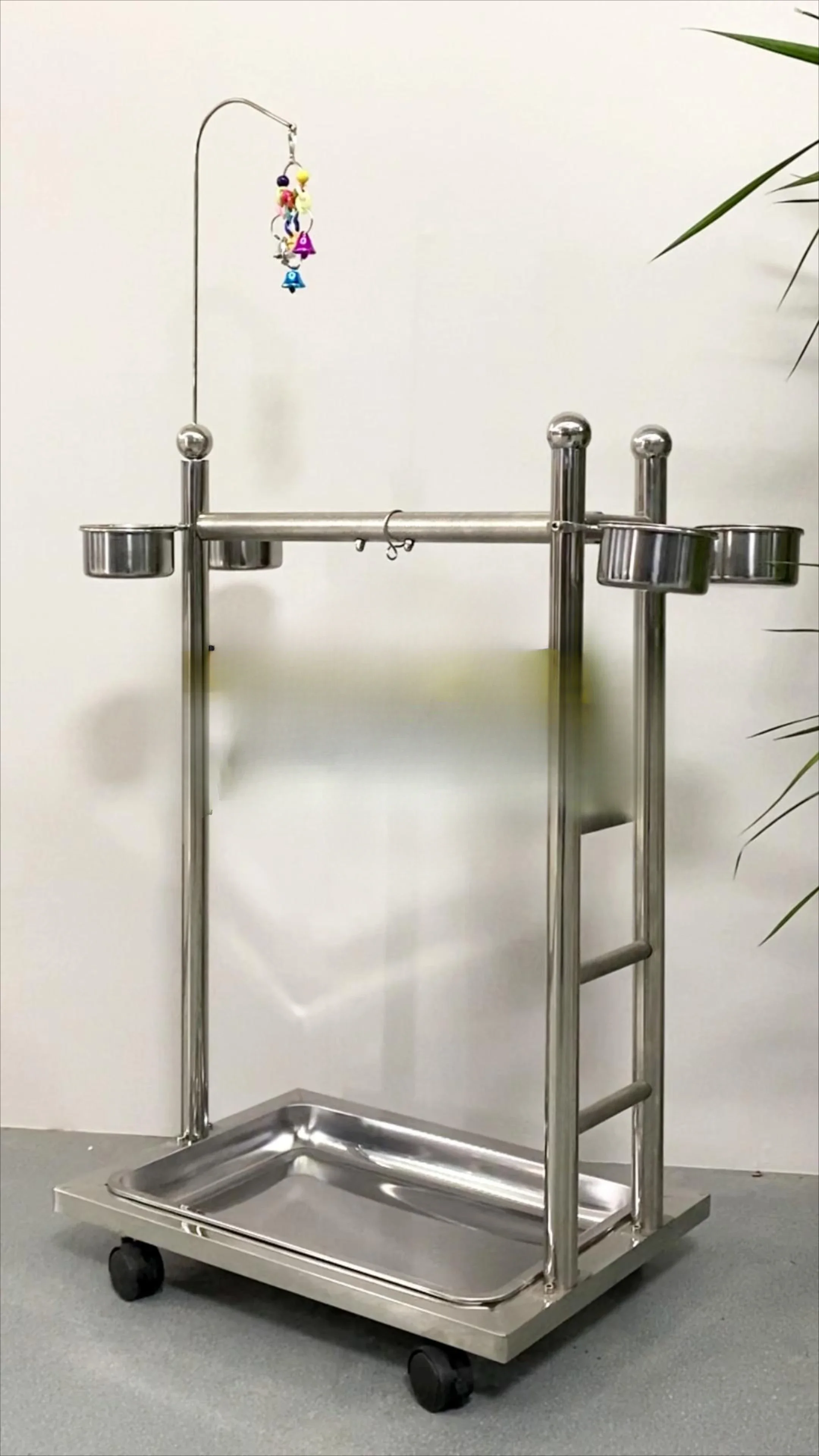 Large and medium-sized stainless steel tabletop parrot station bird cage top game table grinding foot station lever ladder
Large and medium-sized stainless steel tabletop parrot station bird cage top game table grinding foot station lever ladder