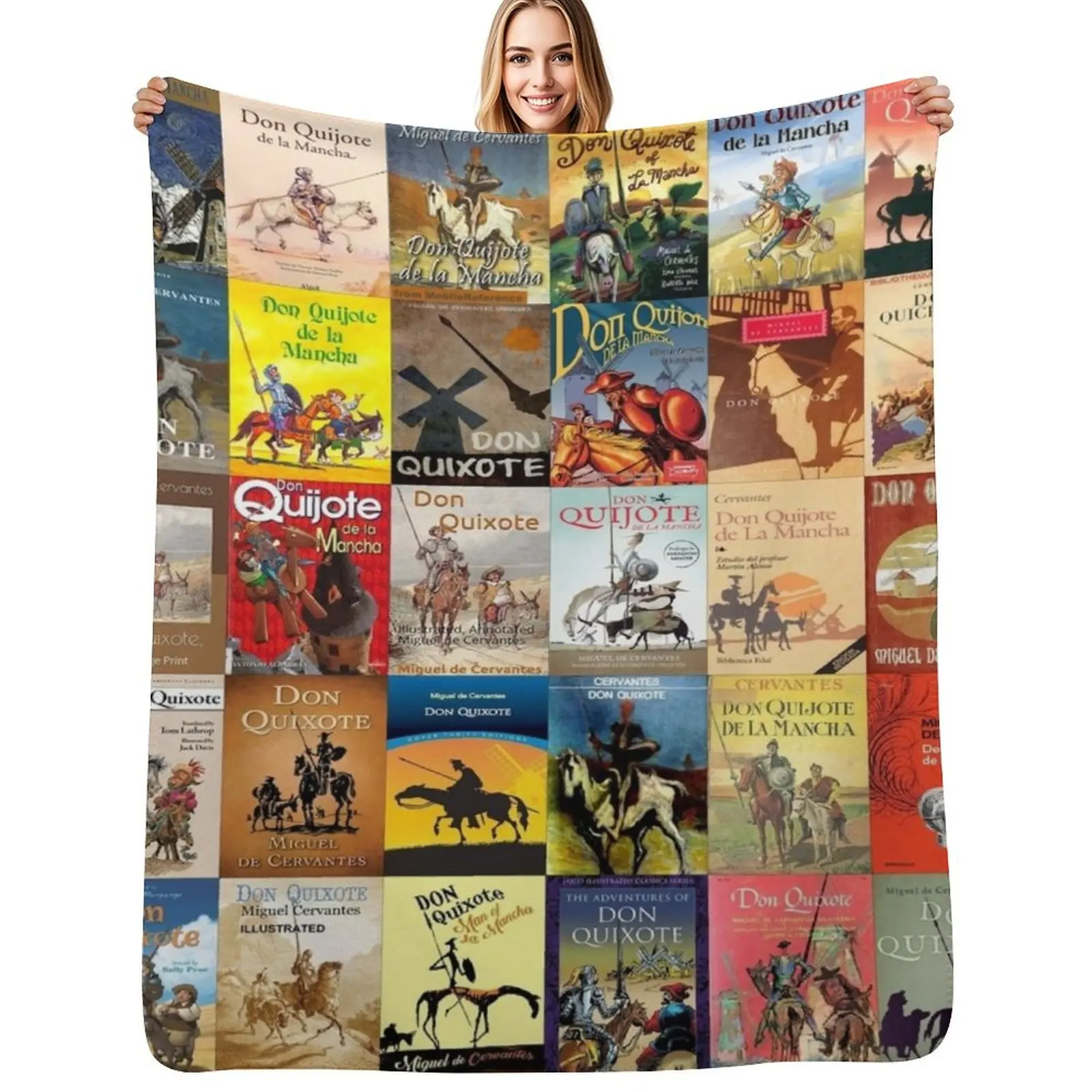 Don Quixote Throw Blanket Air Conditioner Soft Blanket for Office Home
Don Quixote Throw Blanket Air Conditioner Soft Blanket for Office Home
