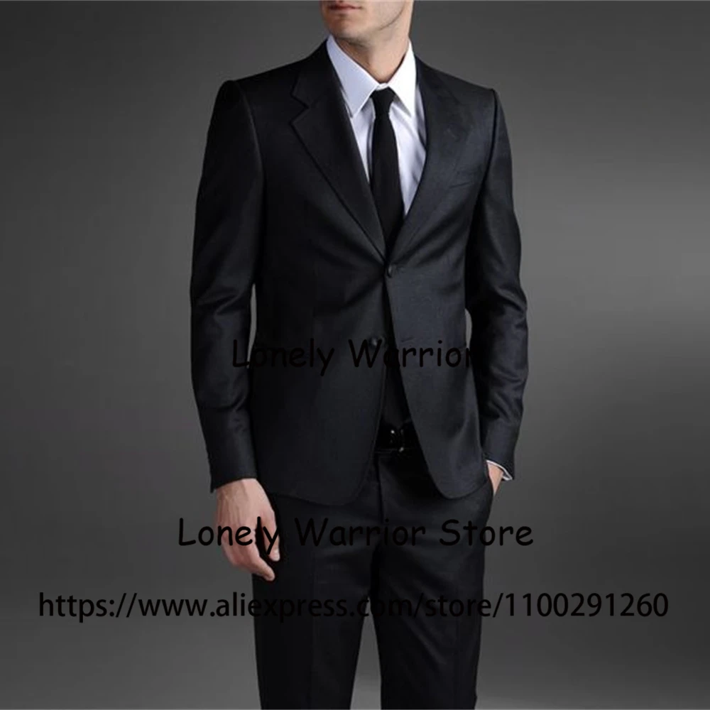 Classic Black Mens Suit Notched Lapel Business Blazer Wedding Groom Tuxedo Slim Fit Daily 2 Piece Set Jacket Pants Costume Homme
Classic Black Mens Suit Notched Lapel Business Blazer Wedding Groom Tuxedo Slim Fit Daily 2 Piece Set Jacket Pants Costume Homme