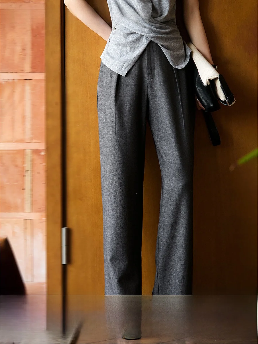 Slimming Suit Casual Pants High Waist Straight Leg Polyester Blend Comfortable Daily Wear New Spring Summer Collection
Slimming Suit Casual Pants High Waist Straight Leg Polyester Blend Comfortable Daily Wear New Spring Summer Collection