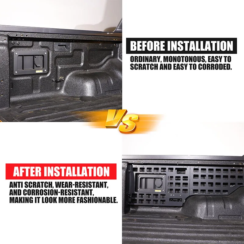 Aluminum Alloy Car Trunk Side Panel Multipurpose Molle Panel With Storage Basket For Ford Ranger 2023-2026 Stowing Tidy Rack
Aluminum Alloy Car Trunk Side Panel Multipurpose Molle Panel With Storage Basket For Ford Ranger 2023-2026 Stowing Tidy Rack