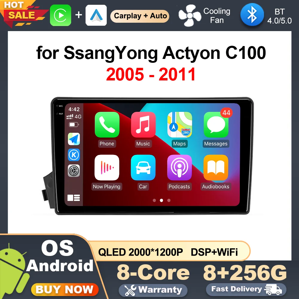 9 '' Android OS GPS Navi for SsangYong Actyon C100 2005 - 2011 Auto Accessories Car Multimedia Radio Video Player WiFi HD Screen
9 '' Android OS GPS Navi for SsangYong Actyon C100 2005 - 2011 Auto Accessories Car Multimedia Radio Video Player WiFi HD Screen