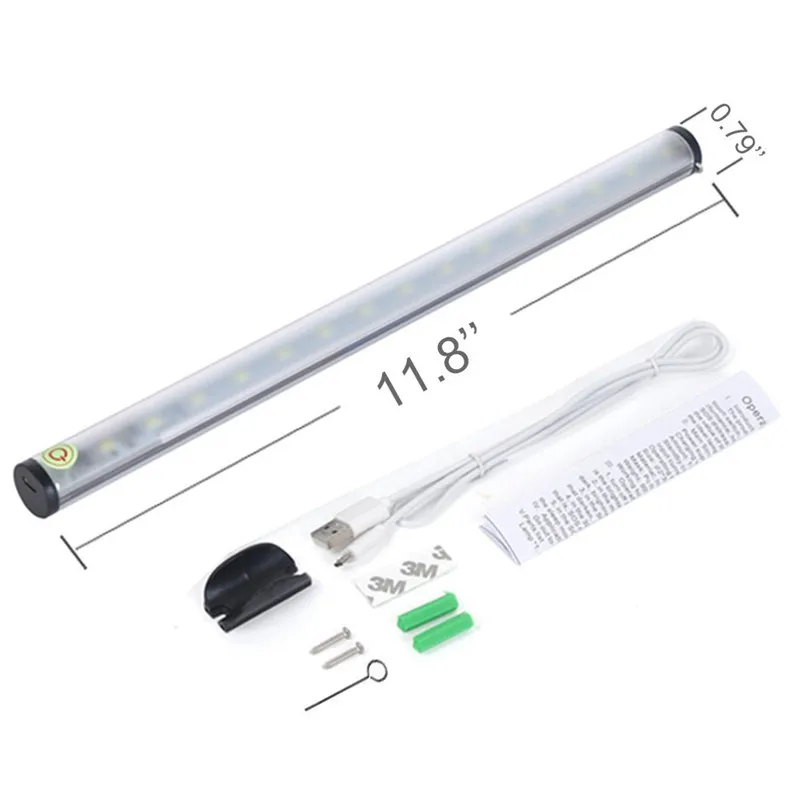 15 LED USB Rechargeable Under Cabinet Light with Push Touch Sensor and Night Light - Perfect for Closet, Wardrobe, Kitchen
15 LED USB Rechargeable Under Cabinet Light with Push Touch Sensor and Night Light - Perfect for Closet, Wardrobe, Kitchen