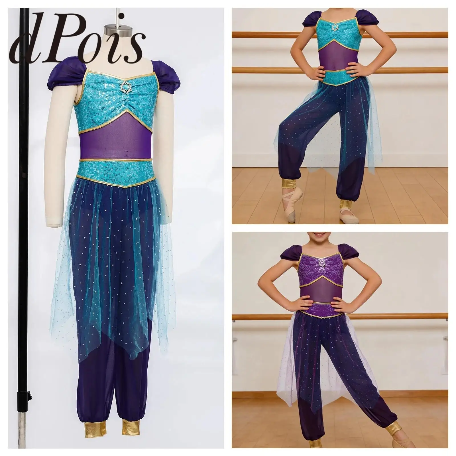 Детский комбинезон для танца живота для девочек, карнавальный костюм арабской принцессы, тюлевой комбинезон с блестками, наряд для танца живота
Детский комбинезон для танца живота для девочек, карнавальный костюм арабской принцессы, тюлевой комбинезон с блестками, наряд для танца живота