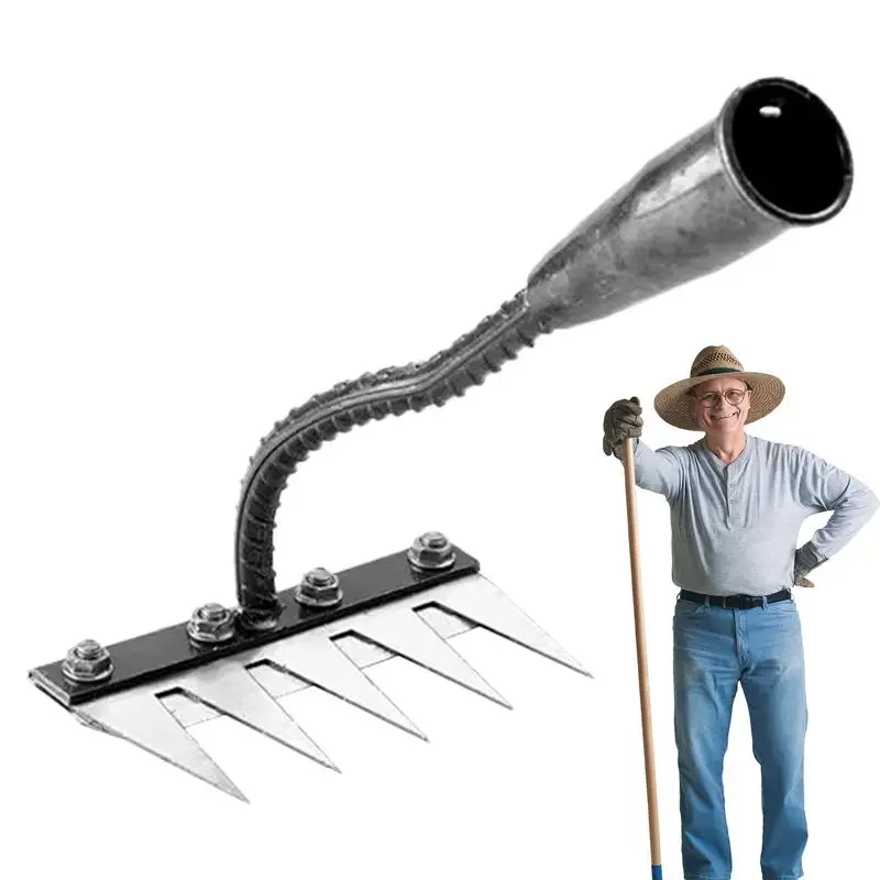 5/6/ Teeth Carbon Steel Garden Hand Rake Farm Tool Weeding Scarifier Agricultural Nail Harrow Metal Harrow Garden Weeding Tool
5/6/ Teeth Carbon Steel Garden Hand Rake Farm Tool Weeding Scarifier Agricultural Nail Harrow Metal Harrow Garden Weeding Tool