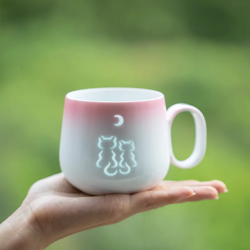 Pink Linglong Ceramic Cup New Chinese Coffee Jingdezhen Color Glaze Rice-Pattern Decorated Porcelain Water Teacup
Pink Linglong Ceramic Cup New Chinese Coffee Jingdezhen Color Glaze Rice-Pattern Decorated Porcelain Water Teacup