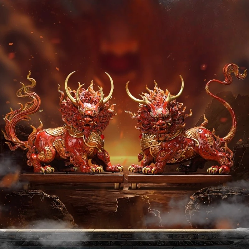 Brass mountain sea unicorn ornament home office study entrance decoration housewarming opening gift
Brass mountain sea unicorn ornament home office study entrance decoration housewarming opening gift