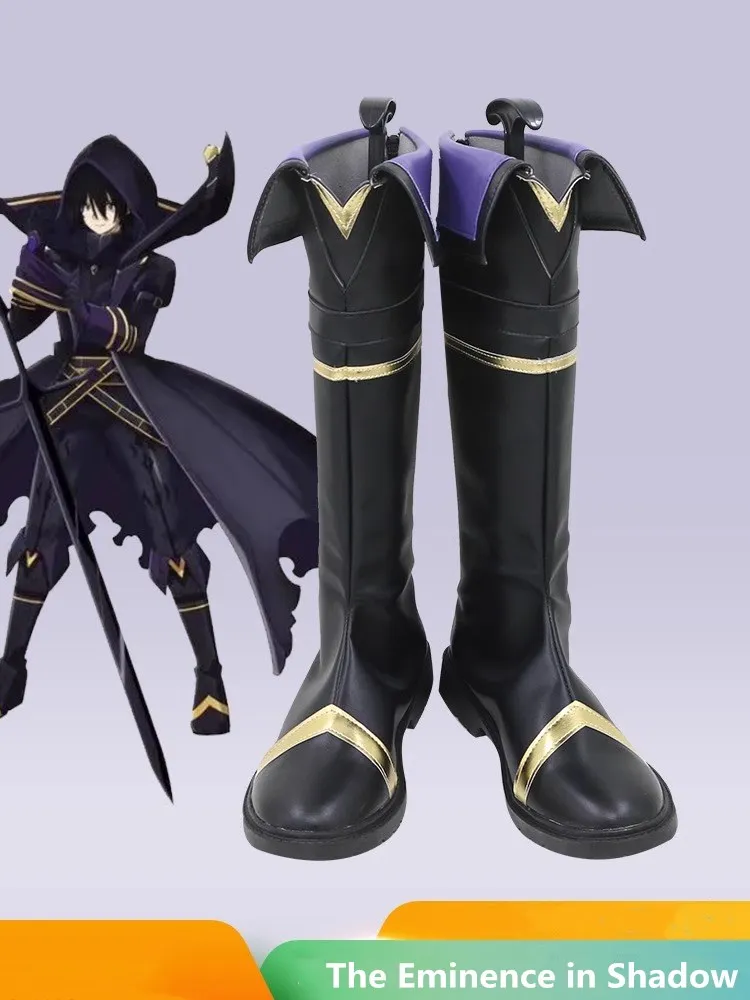 The Eminence in Shadow Cid Kageno Косплей Костюм Обувь Черные ботинки ручной работы из искусственной кожи 
The Eminence in Shadow Cid Kageno Косплей Костюм Обувь Черные ботинки ручной работы из искусственной кожи