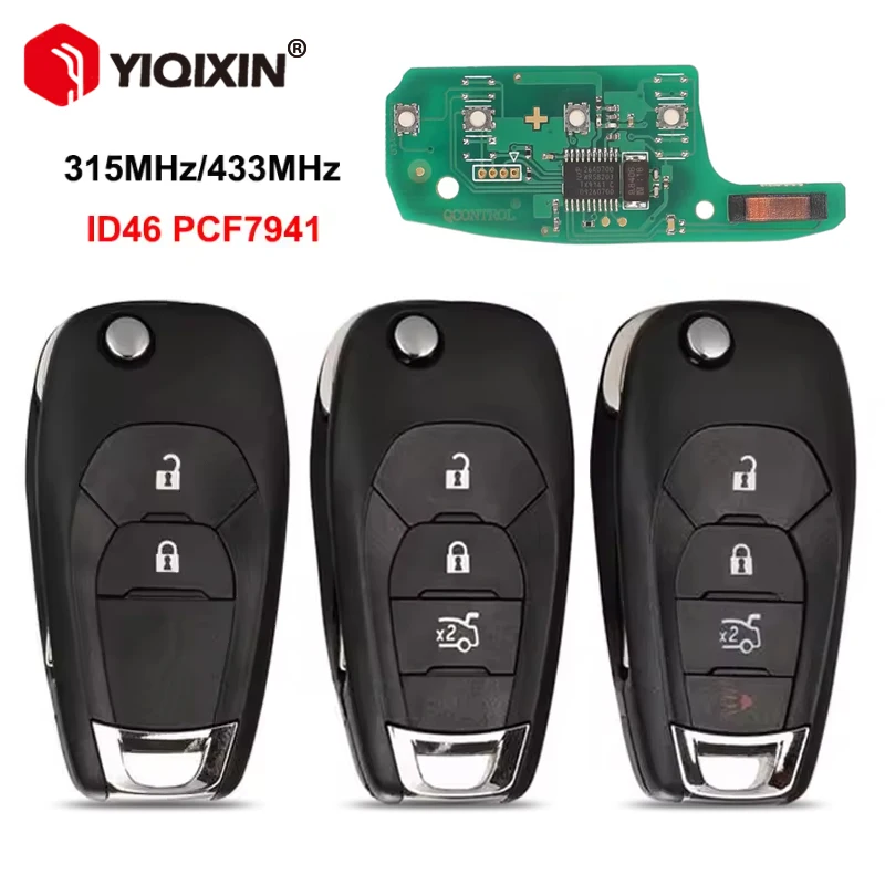 2/3/4-кнопка, 433 МГц, дистанционный смарт-ключ от автомобиля для Chevrolet Colorado Avo Cruze Malibu Onix Sonic Spark ID46 PCF7941, чип с необрезанным лезвием
2/3/4-кнопка, 433 МГц, дистанционный смарт-ключ от автомобиля для Chevrolet Colorado Avo Cruze Malibu Onix Sonic Spark ID46 PCF7941, чип с необрезанным лезвием