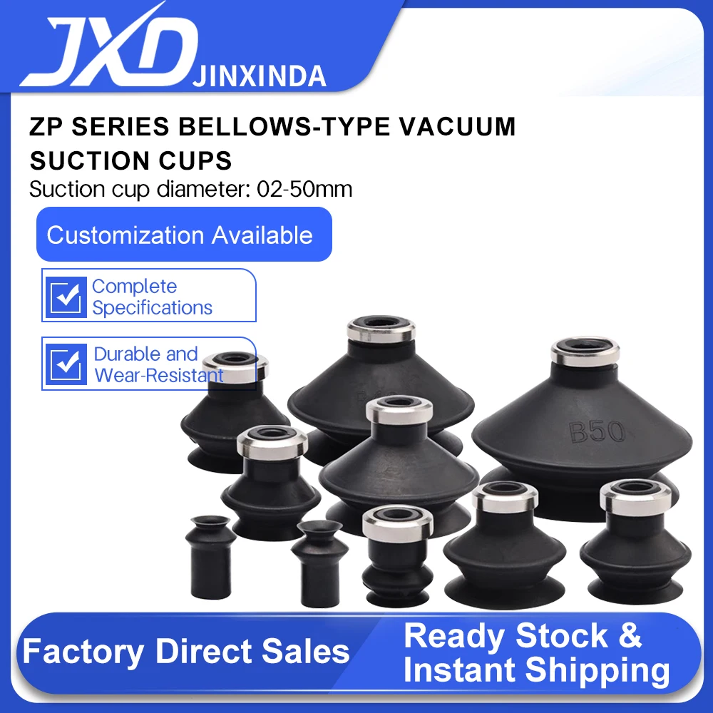 20PCS JXD ZP Series Pneumatic Vacuum Sucker ZP06/08/10/13/16/20/25/32/40/50B Mini Industrial Vacuum Suction Cup
20PCS JXD ZP Series Pneumatic Vacuum Sucker ZP06/08/10/13/16/20/25/32/40/50B Mini Industrial Vacuum Suction Cup