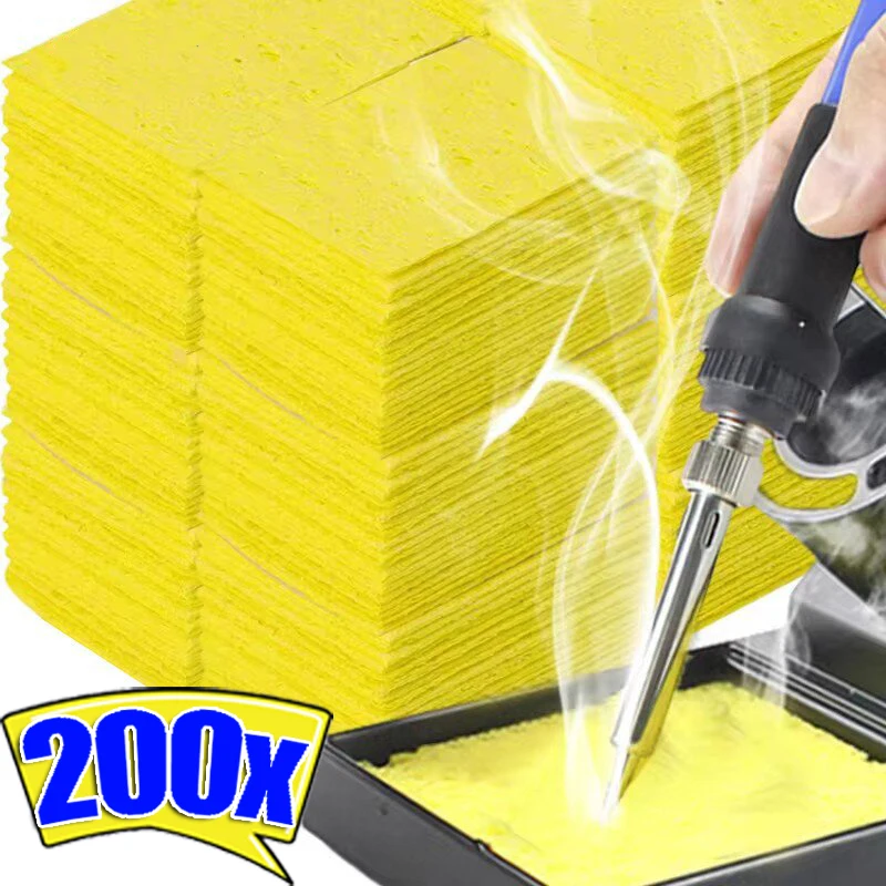 200/5PCS Soldering Iron Cleaning Sponge For Enduring Solder Welding Station Electric Soldering Iron Tip Repair Tools Sponge
200/5PCS Soldering Iron Cleaning Sponge For Enduring Solder Welding Station Electric Soldering Iron Tip Repair Tools Sponge