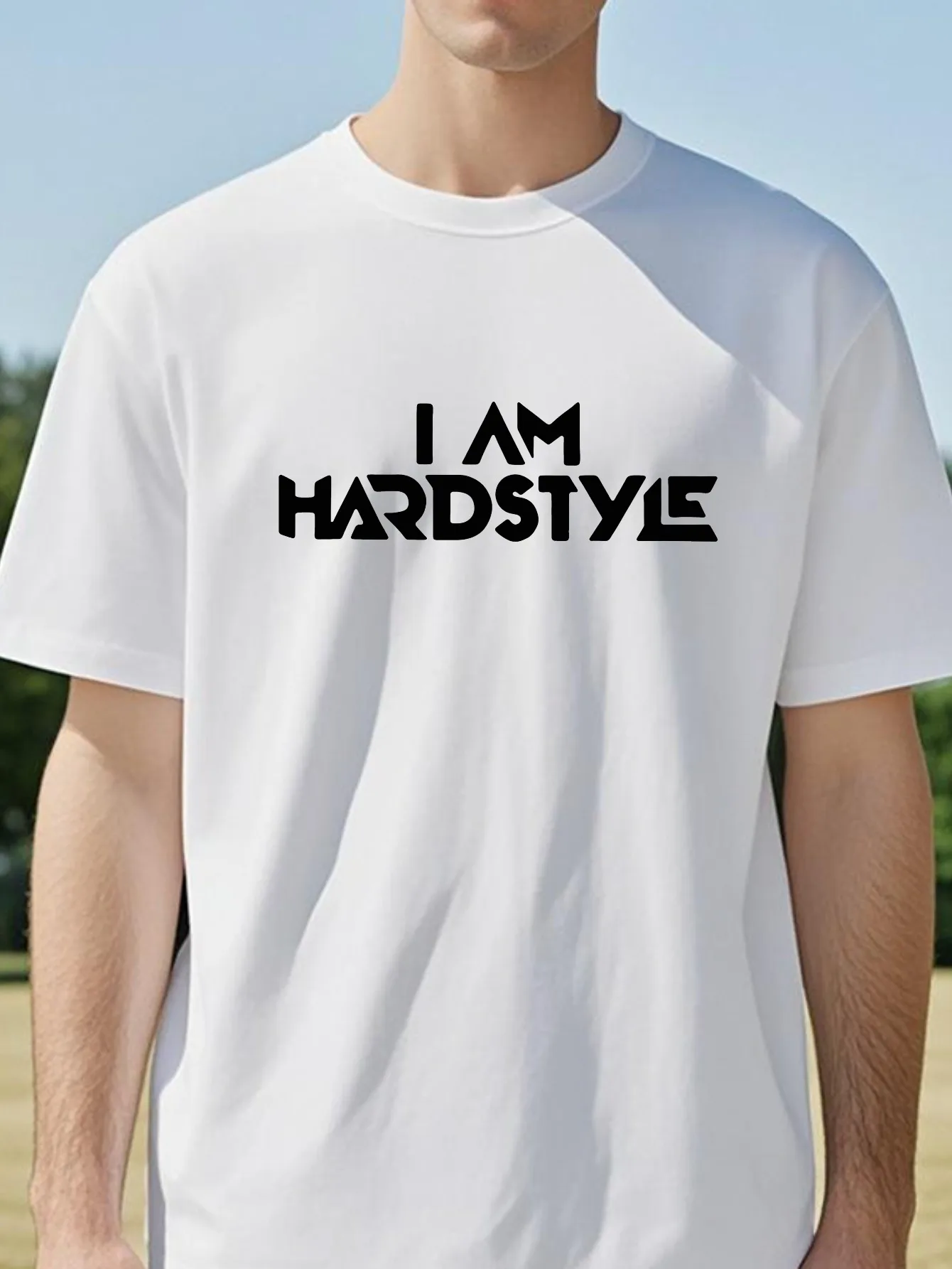 I Am Hardstyle Hardcore Dance Music T-Shirt Men DJ Techno Club Party EDM Cotton Short Sleeve Camisas Tee
I Am Hardstyle Hardcore Dance Music T-Shirt Men DJ Techno Club Party EDM Cotton Short Sleeve Camisas Tee