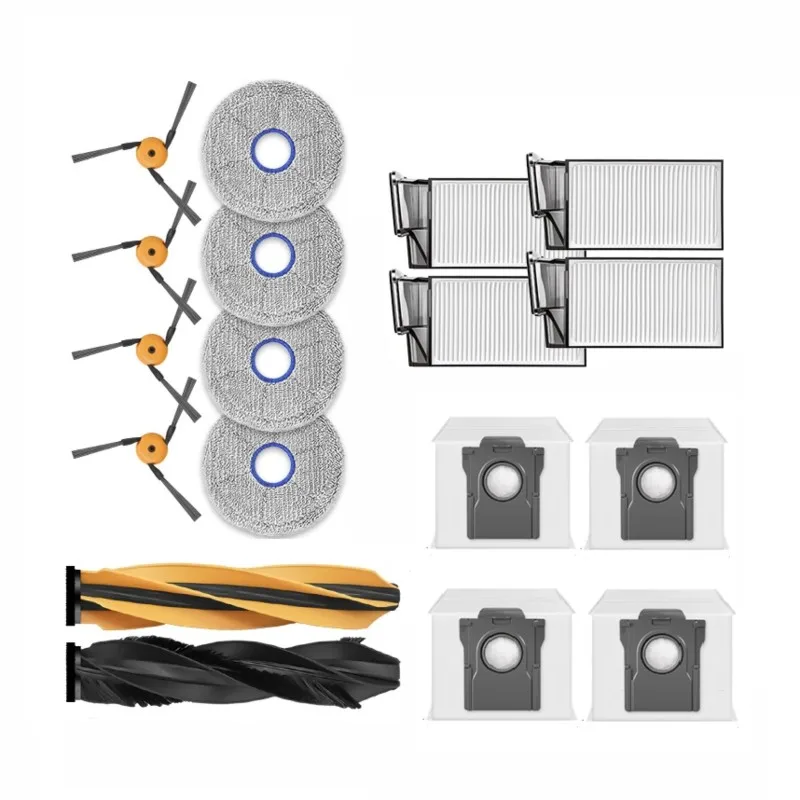 AC39-Accessories Kit(18PCS) For Dreame X60 Max Ultra/X60 Ultra Robot Vacuum Replacement Parts Main Side Brush Filter Mop Pad Dus
AC39-Accessories Kit(18PCS) For Dreame X60 Max Ultra/X60 Ultra Robot Vacuum Replacement Parts Main Side Brush Filter Mop Pad Dus
