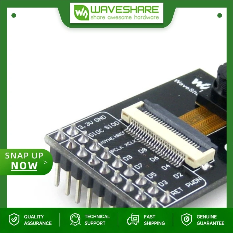Waveshare OV2640 2MP Camera Module Vision Sensor Board
Waveshare OV2640 2MP Camera Module Vision Sensor Board