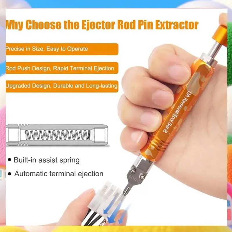 Mini-Fit Jr Extraction Tool Molex Pin Release Tools DAP-D173/D120/D145 Ejector Rod Pin Extractor Terminal Pin Extractor-ABUA
Mini-Fit Jr Extraction Tool Molex Pin Release Tools DAP-D173/D120/D145 Ejector Rod Pin Extractor Terminal Pin Extractor-ABUA