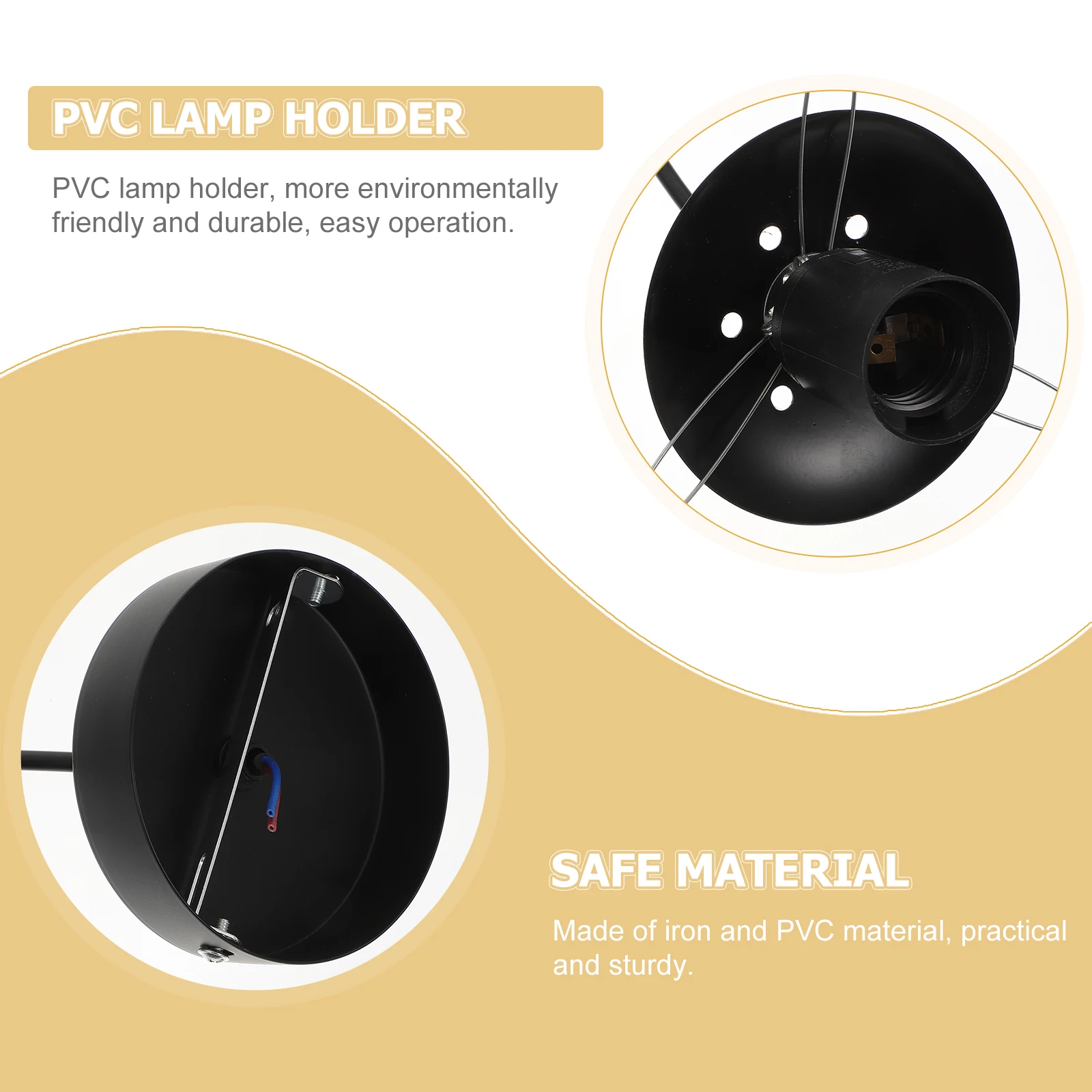 Light Head Hanging Wire Accessories Socket Lamp Holder Ceiling Household Wrought Iron Pendant
Light Head Hanging Wire Accessories Socket Lamp Holder Ceiling Household Wrought Iron Pendant