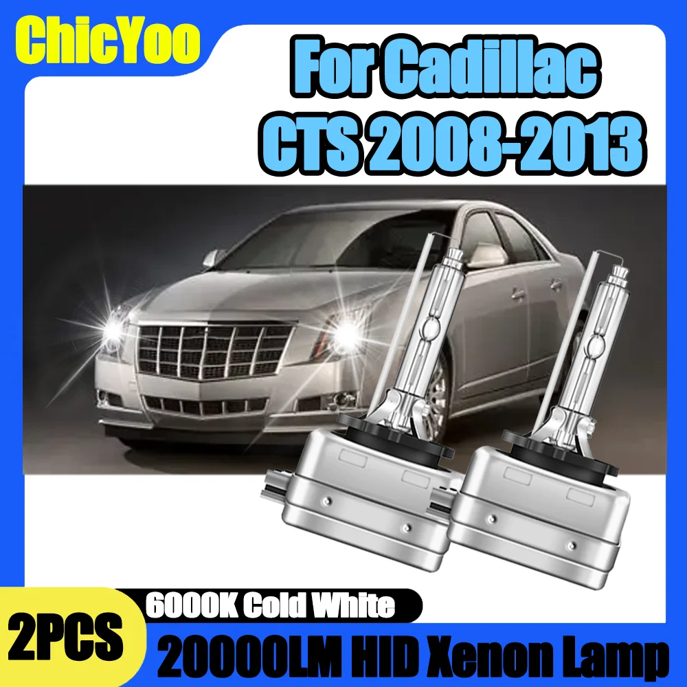 2PCS Car Front Lights 35W 6000K Super White D1S HID Xenon Headlamps 20000LM Canbus LED Headlights 12V For Cadillac CTS 2008-2013
2PCS Car Front Lights 35W 6000K Super White D1S HID Xenon Headlamps 20000LM Canbus LED Headlights 12V For Cadillac CTS 2008-2013