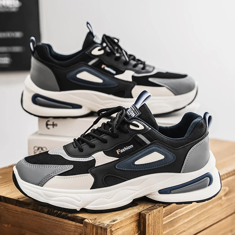 Men's Casual Senakers Outdoor Wear-resistant Leisure Sports Skateboard Shoes Fashion Breathable Platform Shoe Sapatos Masculinos
Men's Casual Senakers Outdoor Wear-resistant Leisure Sports Skateboard Shoes Fashion Breathable Platform Shoe Sapatos Masculinos