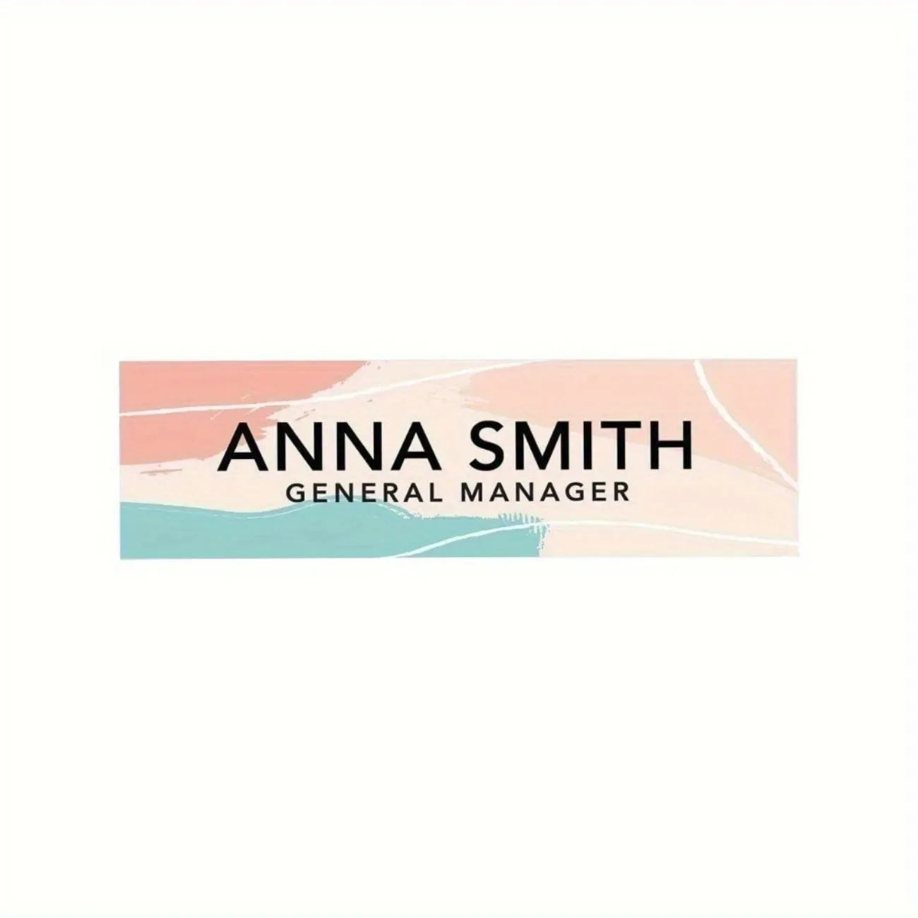 2D Custom Acrylic Desk Name Plate, Aqua Peach Coral Design, Personalized Home Office Desk Decor Gift (Only Decoration)
2D Custom Acrylic Desk Name Plate, Aqua Peach Coral Design, Personalized Home Office Desk Decor Gift (Only Decoration)
