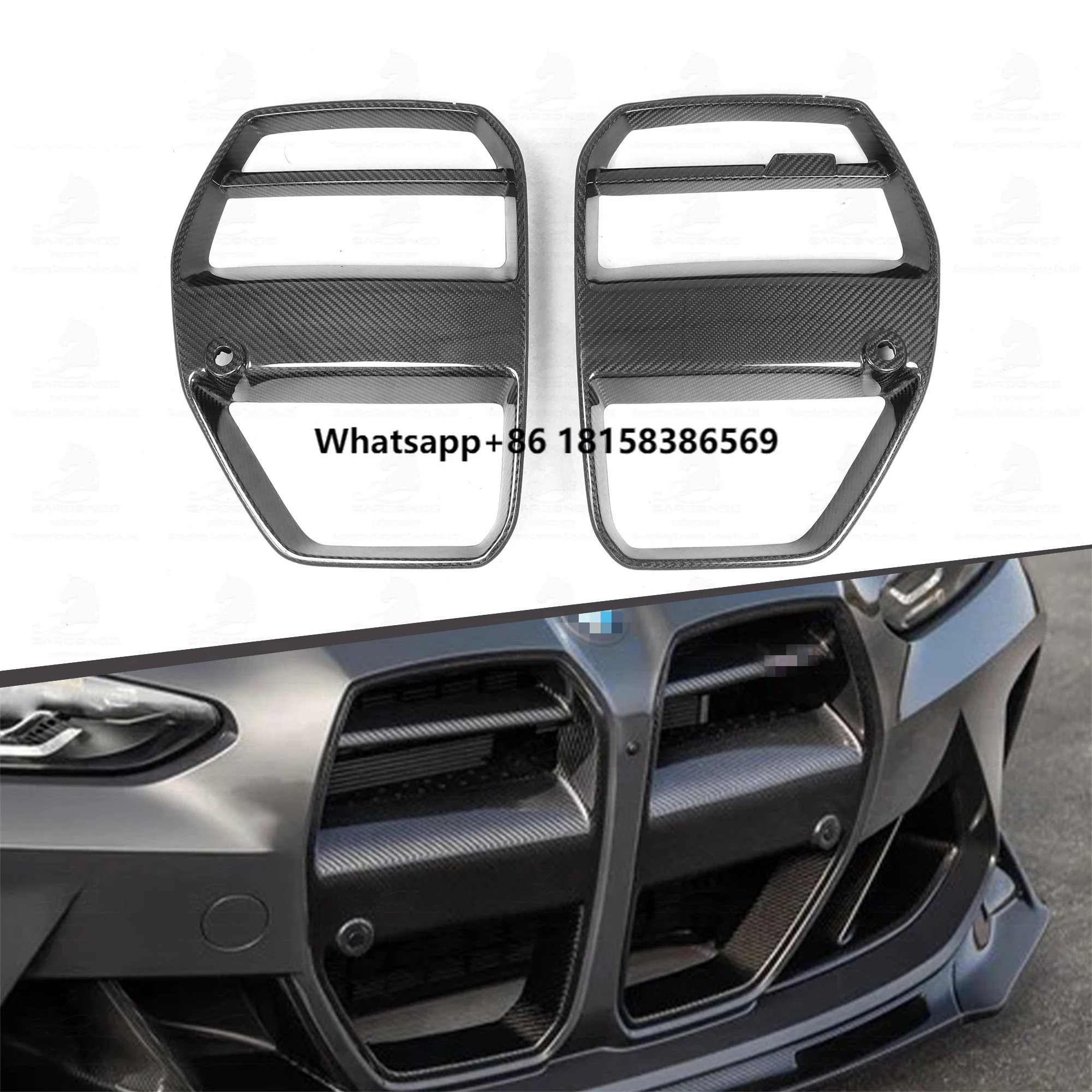 Auto Parts V Type Dry Carbon Front Bumper Grill Mesh Grille for M4 G82 Competition 2021+
Auto Parts V Type Dry Carbon Front Bumper Grill Mesh Grille for M4 G82 Competition 2021+